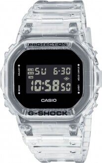 Casio G-Shock DW-5600SKE-7DR Silikon / Siyah / Şeffaf Gri Kol Saati kullananlar yorumlar